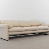 Cassina Maralunga 3seat Sofa in white