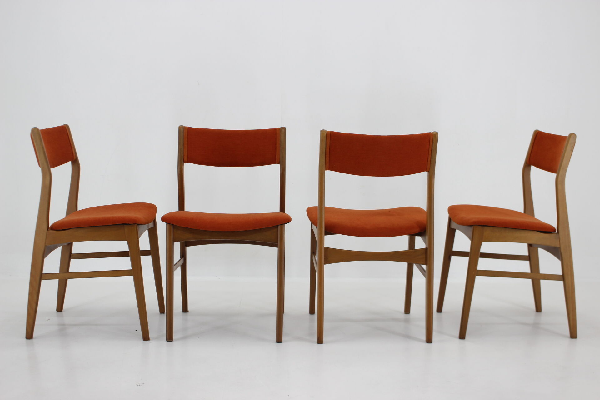 1960s Set of 4 Teak Dining Chairs, Denmark
