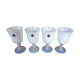Set of 4 Sèvres crystal glasses