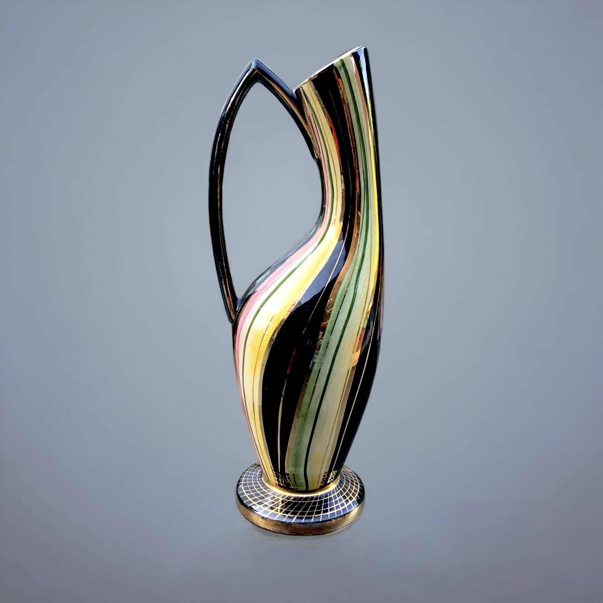 Hubert Bequet ceramic vase - 1950