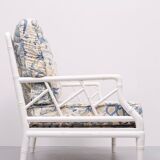 Faux Bamboo Chippendale Two seat Sofa 1970s France