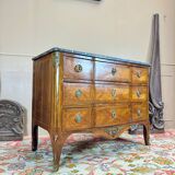 Kierchenbach Jean-adam chest of drawers in marquetry, Louis XVI period