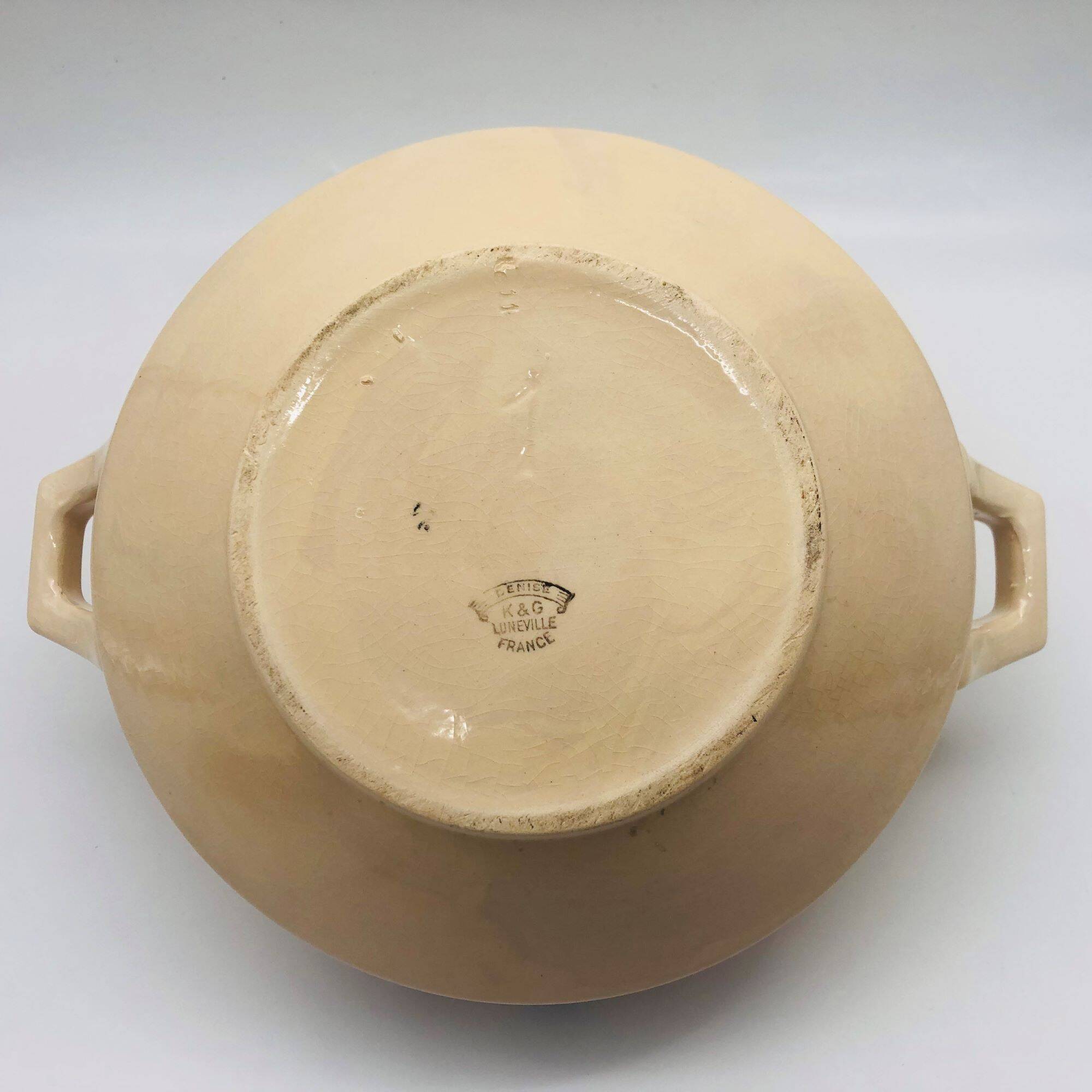 Soup tureen, K&G Lunéville, “Denise” model.