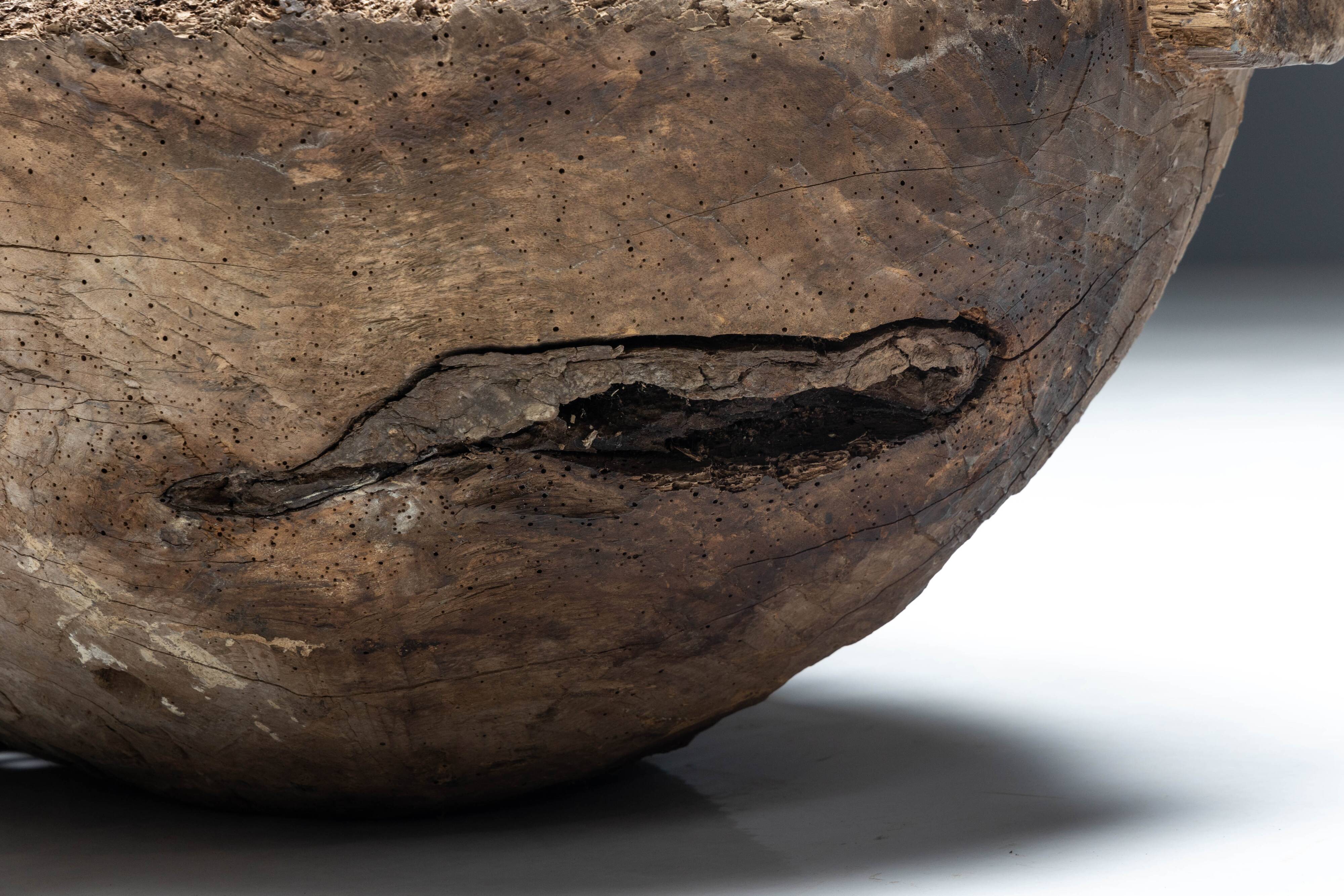 Primitive Wabi Sabi Bowl, France, 19th Century