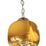 Large Murano Mazzega pendant light from the 70s