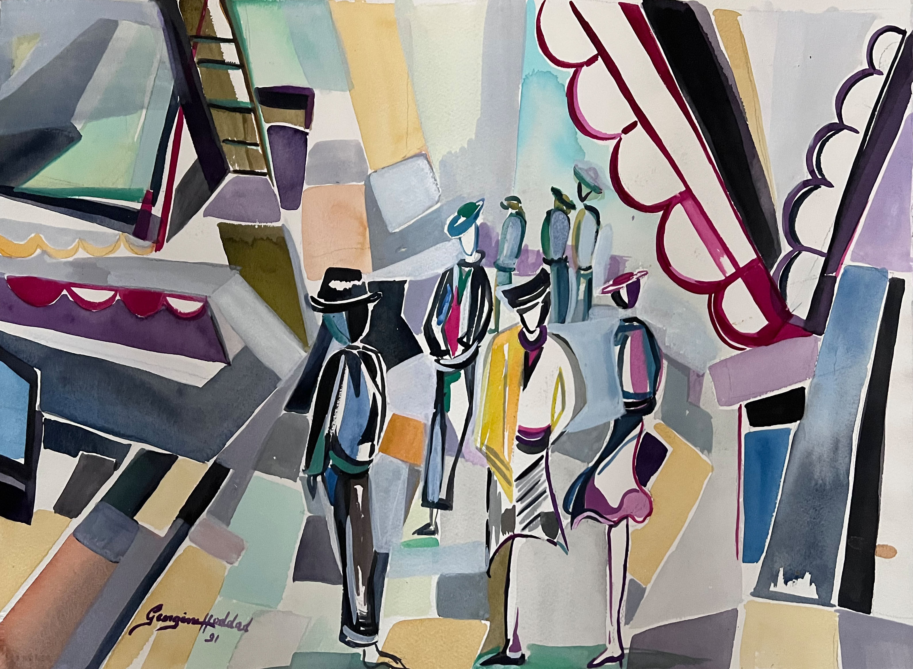 "The Parade" by Georgine Haddad