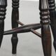 English antique Windsor stool from the 18th century with character
