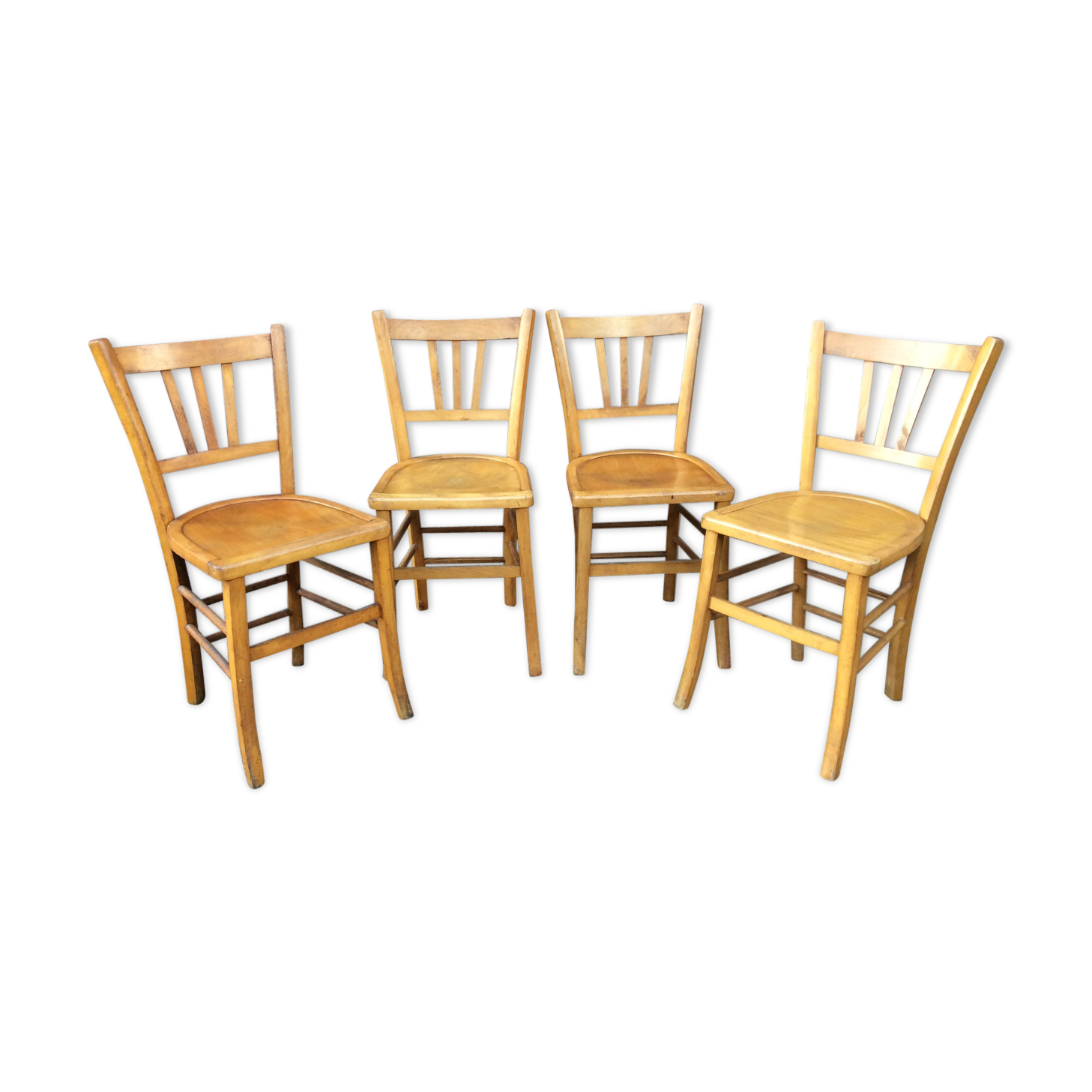 4 baumann bistro chairs brasserie no bentwood