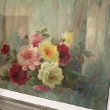 Tableau vintage fleurs