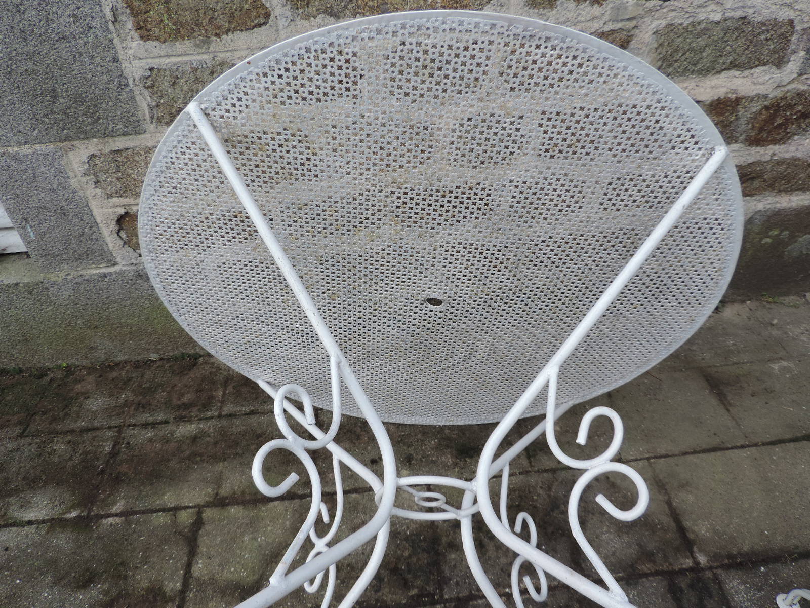 Old wrought iron garden room