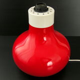 Luminous lamp foot in vintage glass 1970