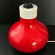 Luminous lamp foot in vintage glass 1970