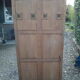 Vestaire double en bois