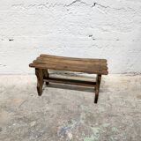 Small wooden stool / footrest