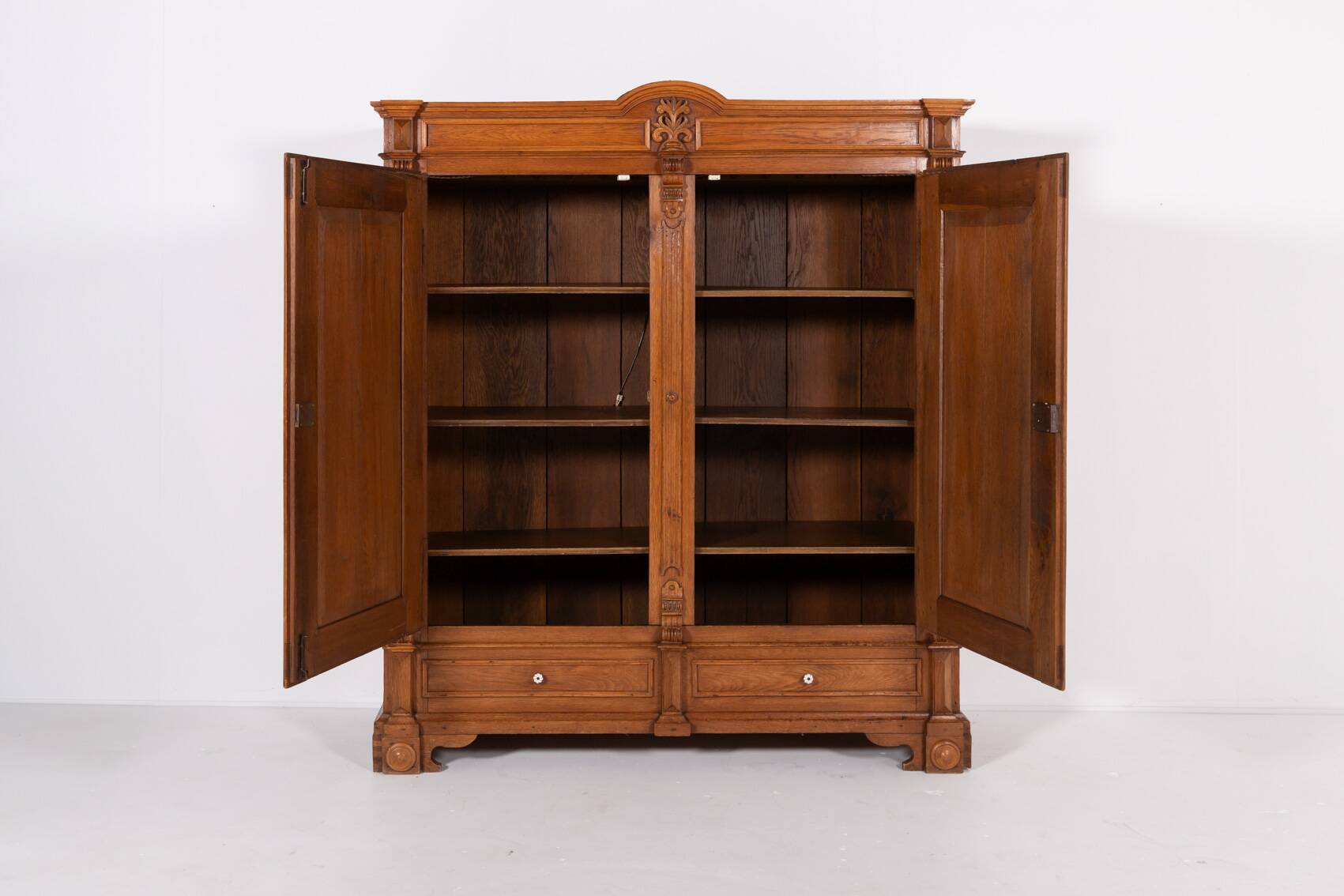 Vintage oak wardrobe