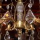 Lustre vintage à 5 feux