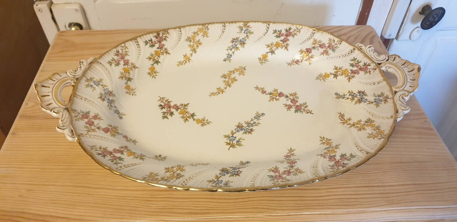 2 Louis XV Dishes from Sarreguemines