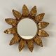 Sun mirror in gilded wood 1960