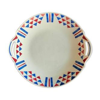 Faience dish Badonviller Bale