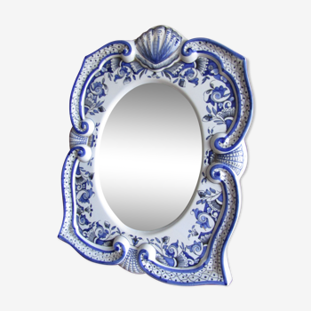 Gien's faience mirror