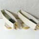 Pair of Jacques Biny mid-century design wall sconces