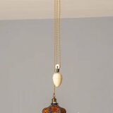 Chandelier with glass shade, 1920s