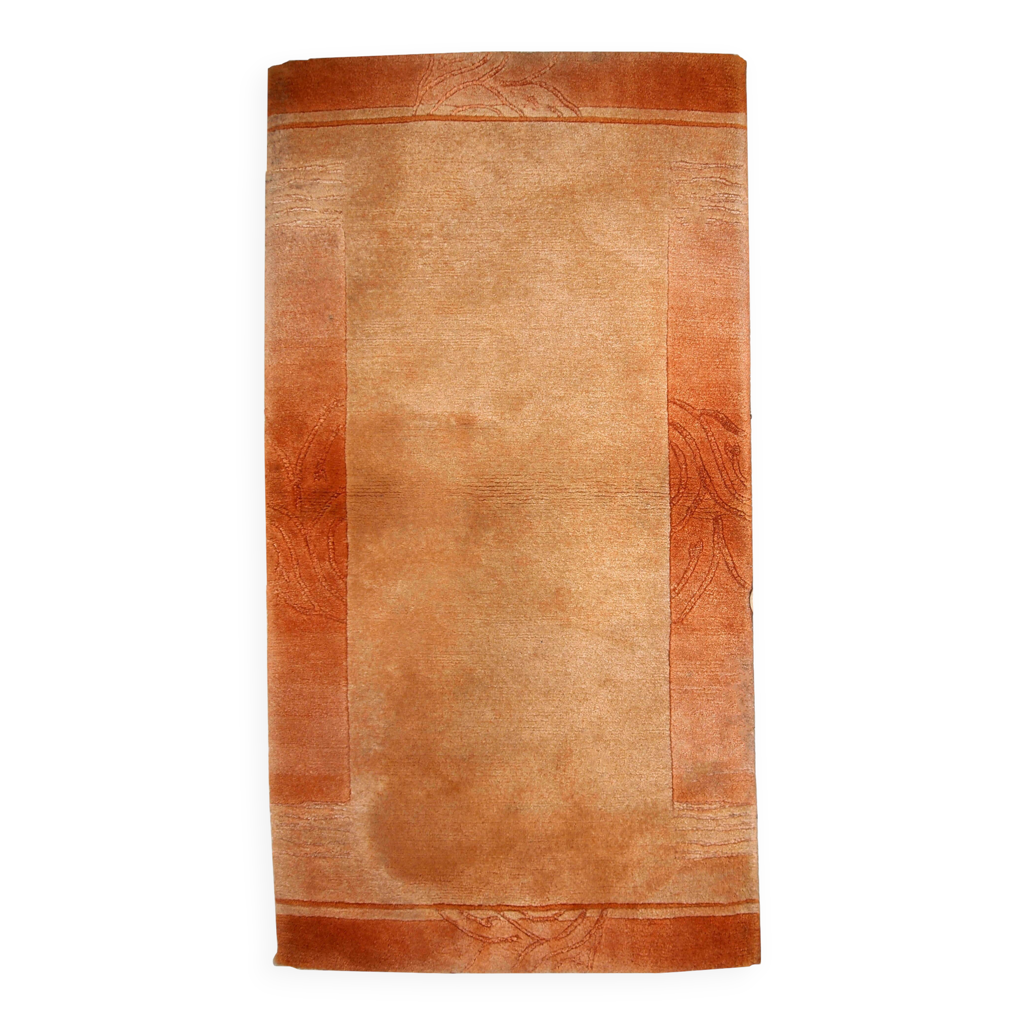 Tapis Vintage Khaden Tibétain en Laine, Années 1970, Élégance Traditionnell