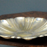 Silver metal fruit plate