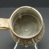 Chope a bière en céramique vintage 1960 Jacques Pouchain Atelier Dieulefit