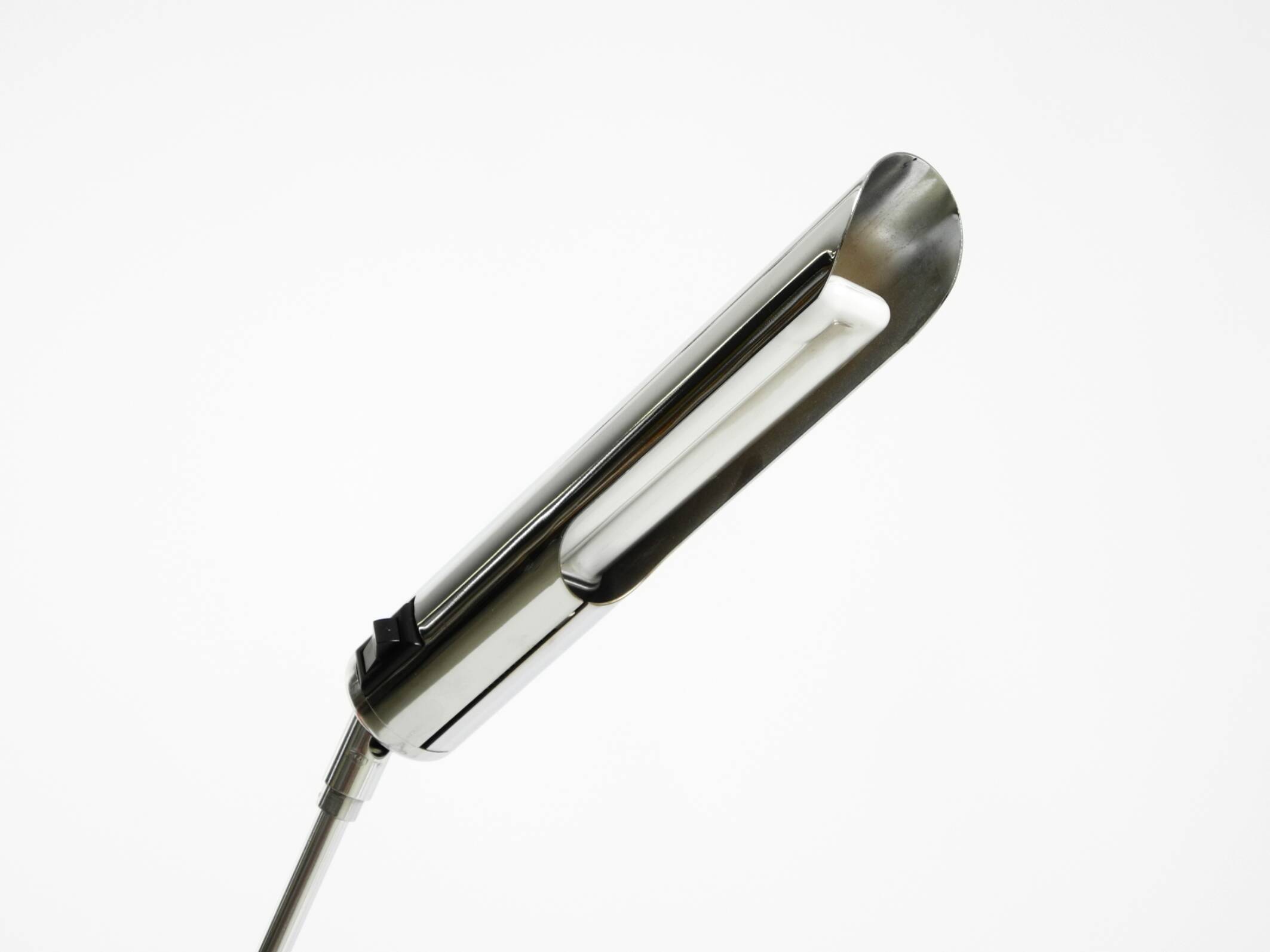 1980s chrome-plated metal table lamp by Abo Randers for IKEA