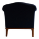 Navy boucle lounge chair | Sweden | 1940s