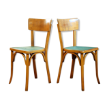Pair of bistro baumann chairs  50 years