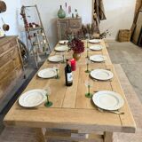 Large farmhouse table with extensions
