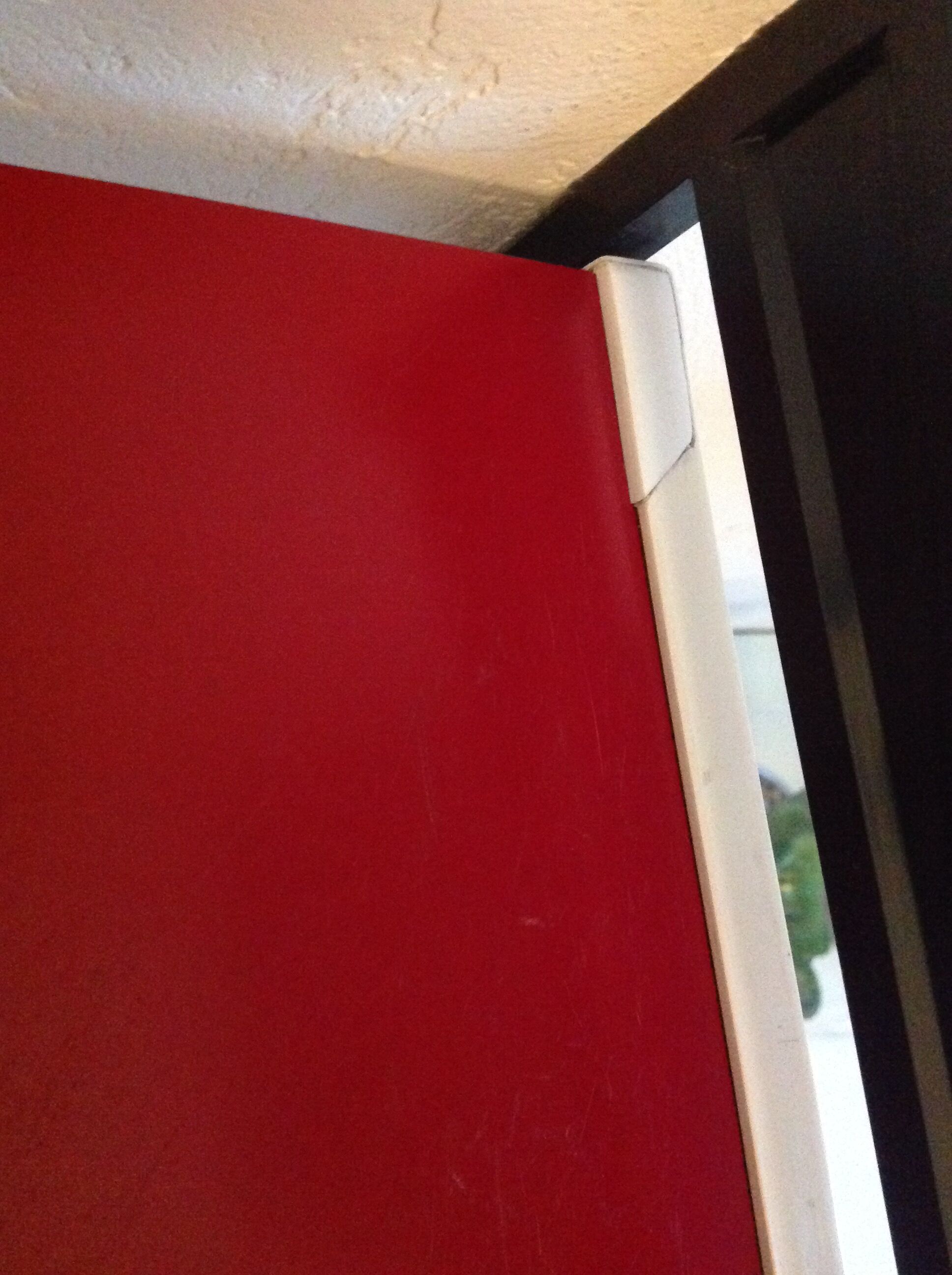 Carmine red wall flooring by Schubert Werk / vintage 60s-70s