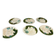 6 old Salins asparagus plates