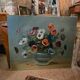 Huile sur toile aux bouquet