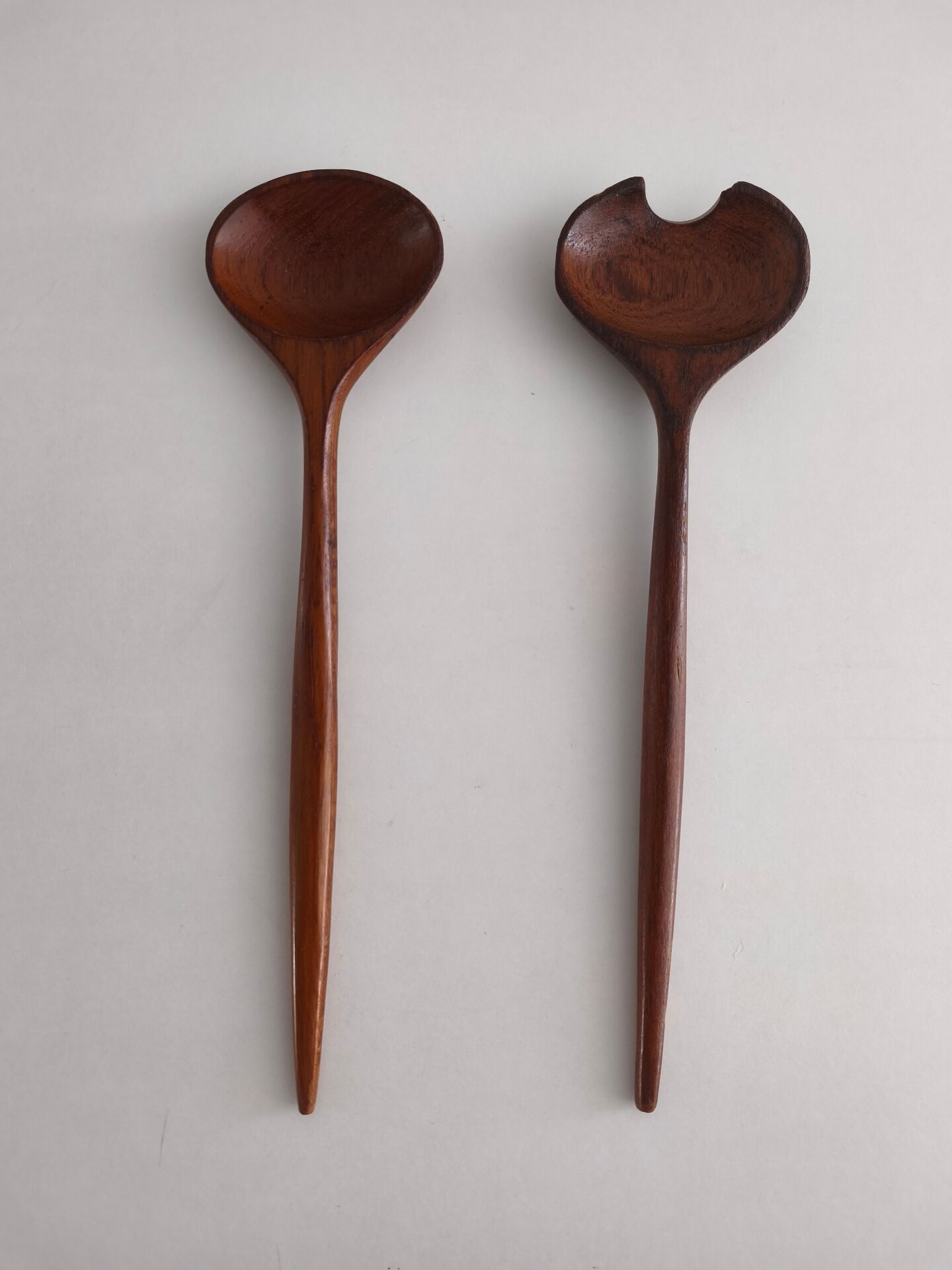 Vintage teak salad cutlery – Scandinavian design from the 60s/70s