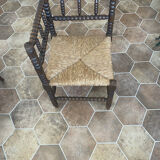 Two small corner chairs
