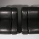 Mimo Padova black leather modular lounge chairs "Velasquez" - 1970