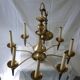 Lustre Empire en bronze et laiton doré