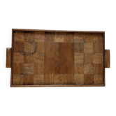 Wooden vintage platter