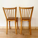 Pair of Baumann bistro chairs
