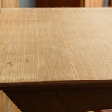 Ancienne desserte scandinave en bois blond