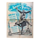 Movie poster "An American in Paris" Gene Kelly 60x80cm 1960