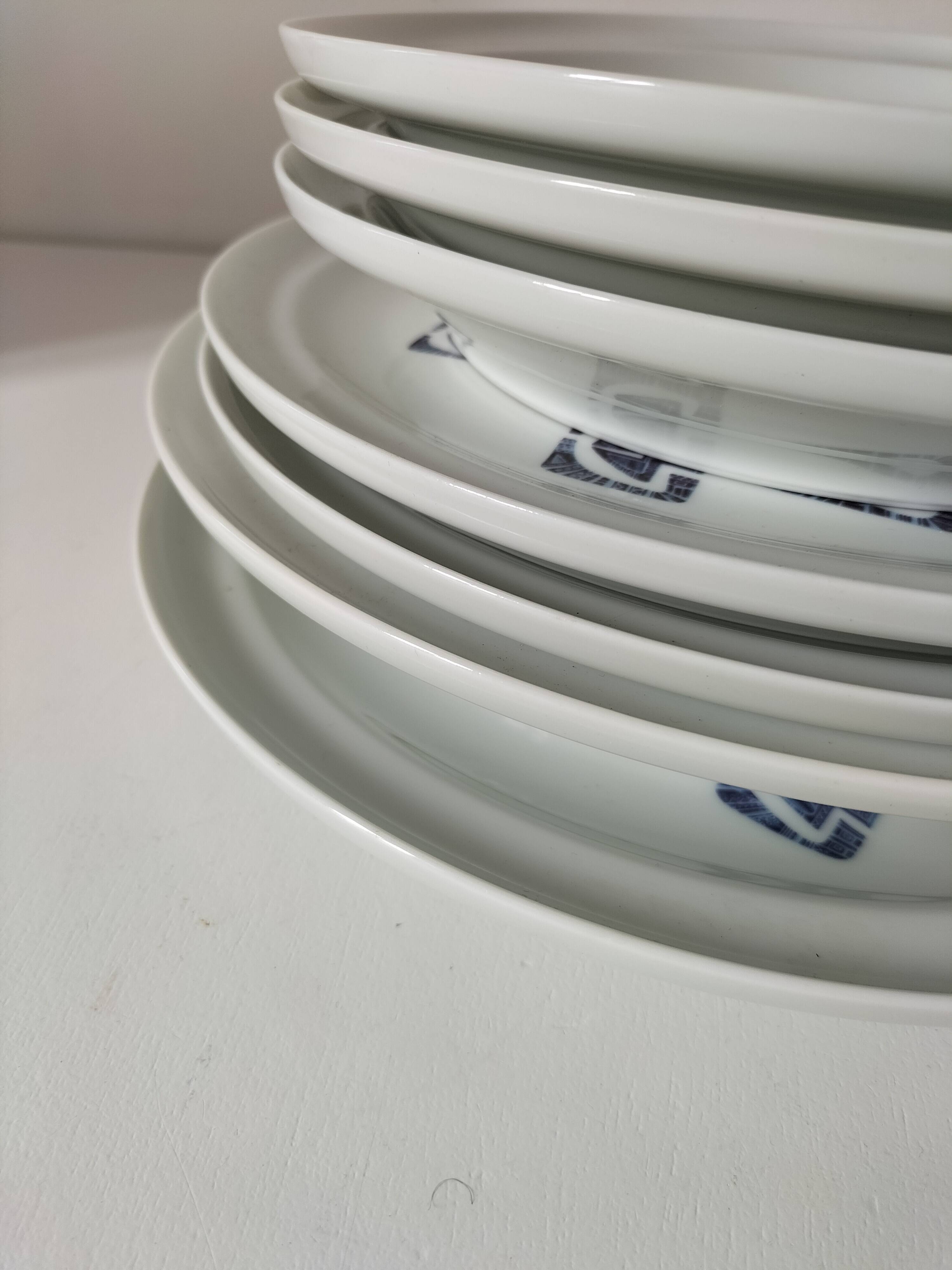 Porcelain set from Paris, Lima decoration – 7 pieces, 1970