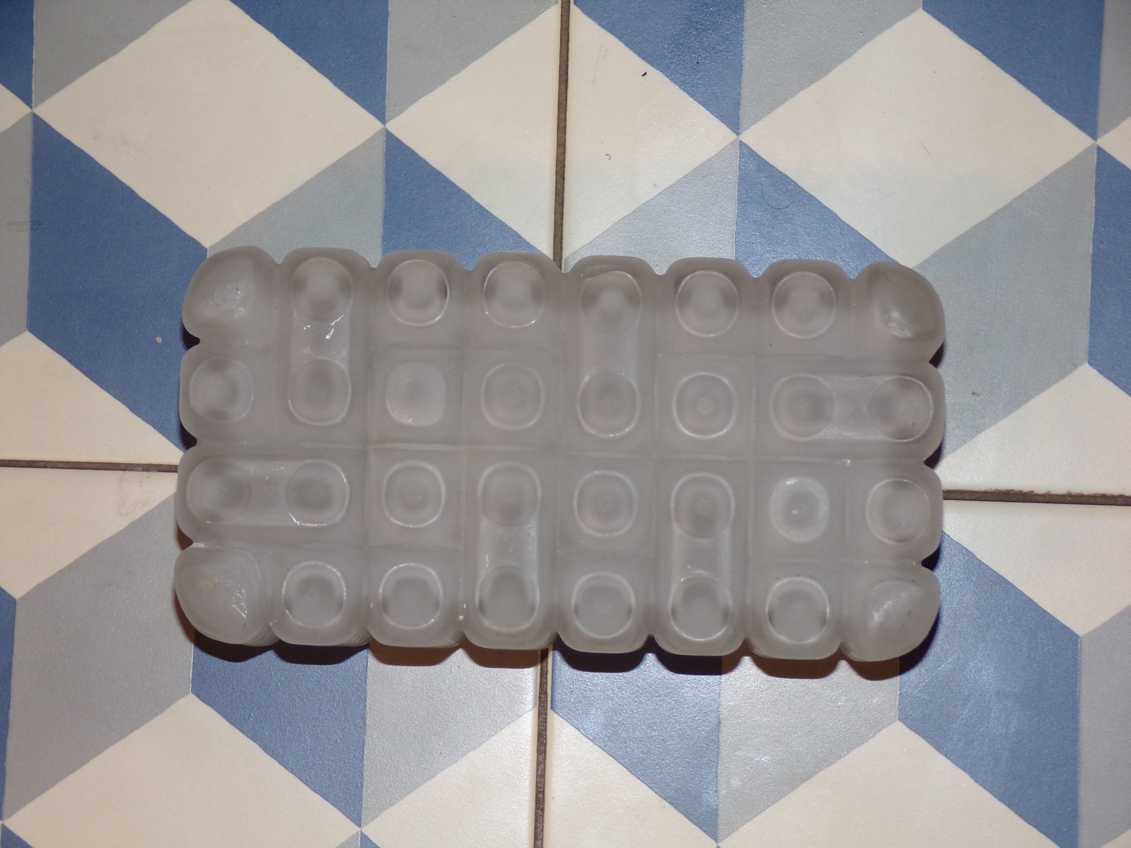 Wall lamp erco vintage blown glass