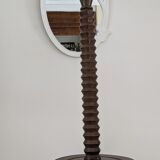 Wooden floor lamp turned 40s