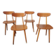 Set of 4 Hiller chairs, vintage 1960