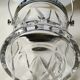 Ice bucket in crystal stylish design. Bayel crystal. Braces/diamond patterns