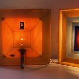 1 of 2 Bent Karlby Kvadrille wall table lamp for Lyfa, Denmark 1960s